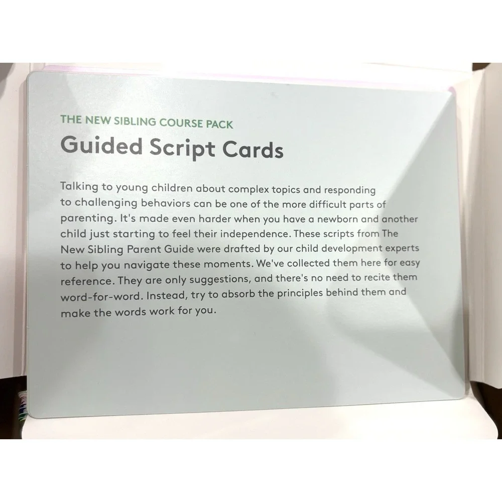 Lovevery Baby Development Flash Cards Parent Guides Complete Box Learning Set